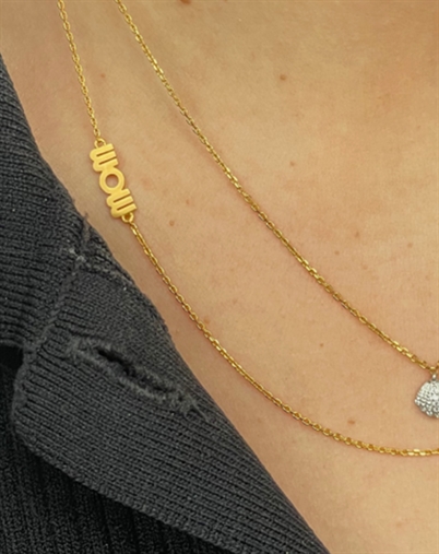 Stine A - Wow Mom Halskæde - Guldfarvet